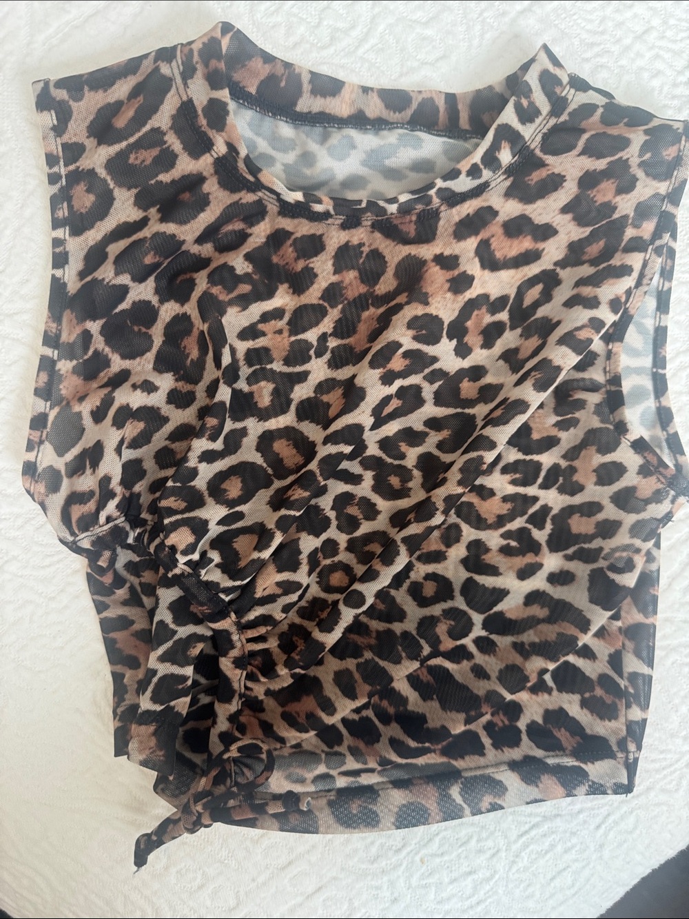 Jo +jax Leopard-Print Dance Top